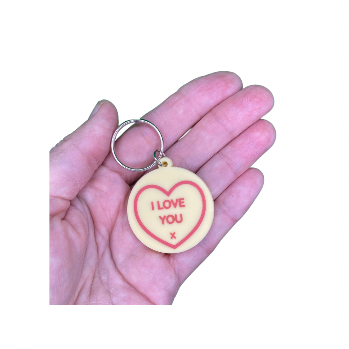 Grandma Birthday card with heart Keyring gift