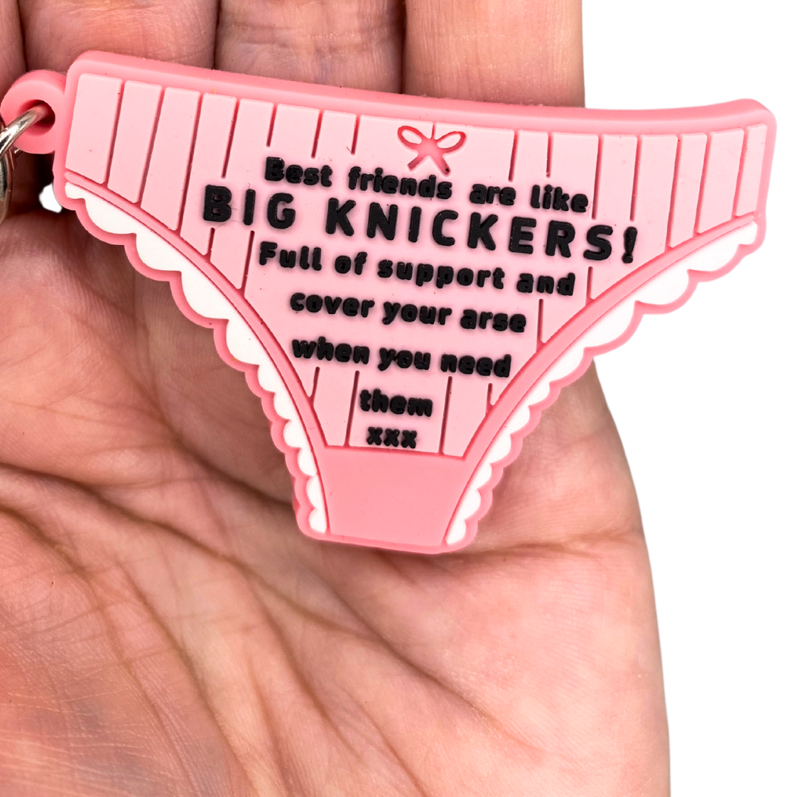 birthday card with big knickers Keyring gift