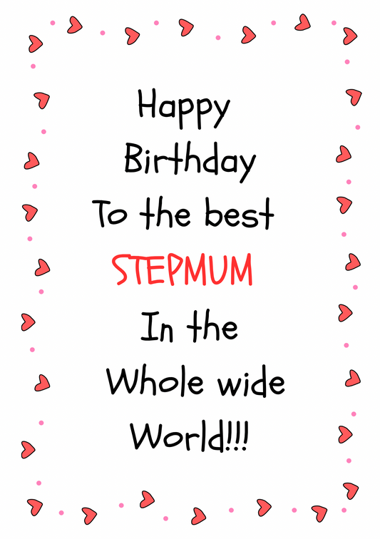 Stepmum birthday