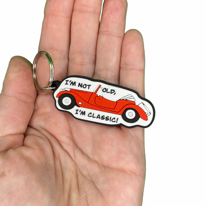General birthday with classic car Keyring gift