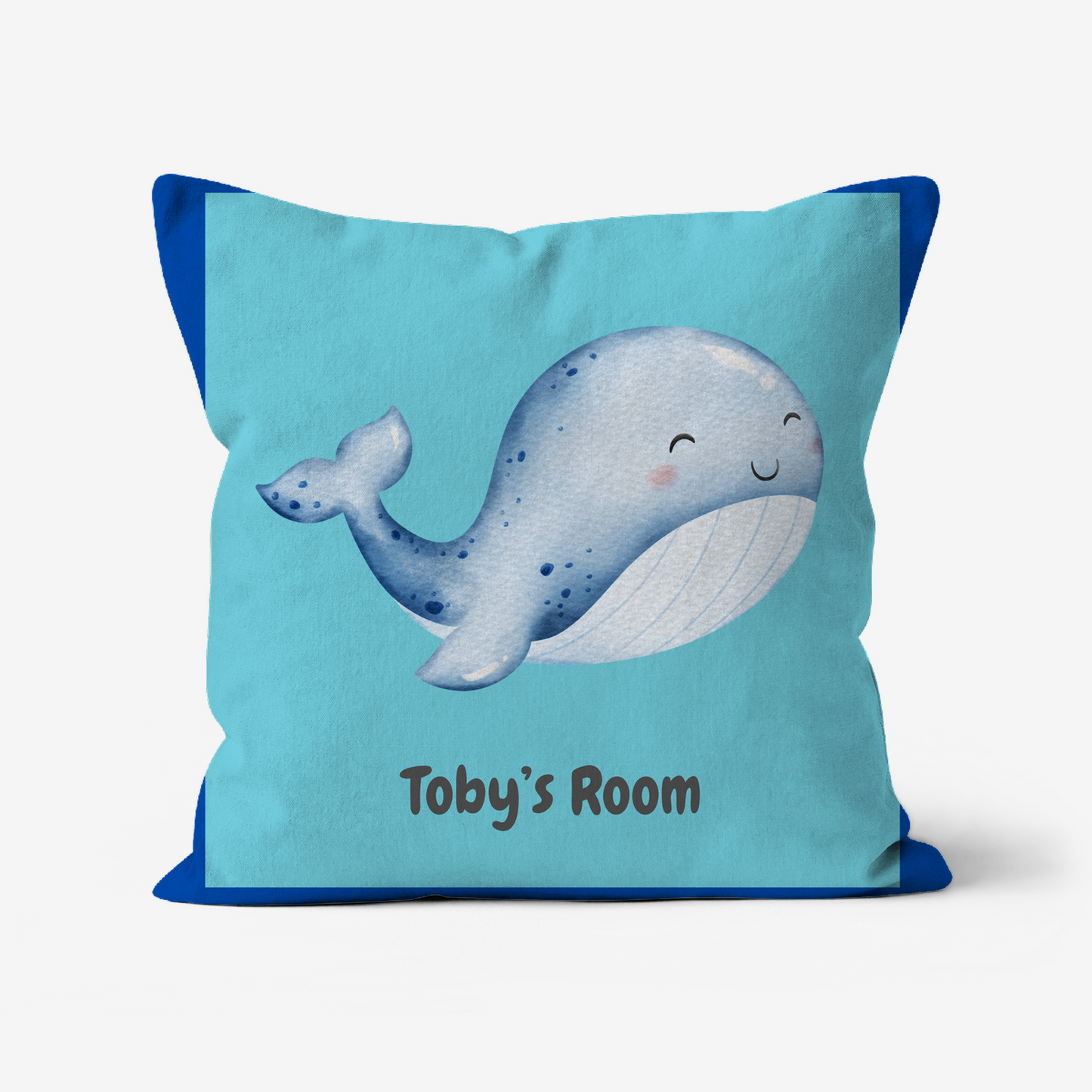 Children’s personalised cushions in faux suede