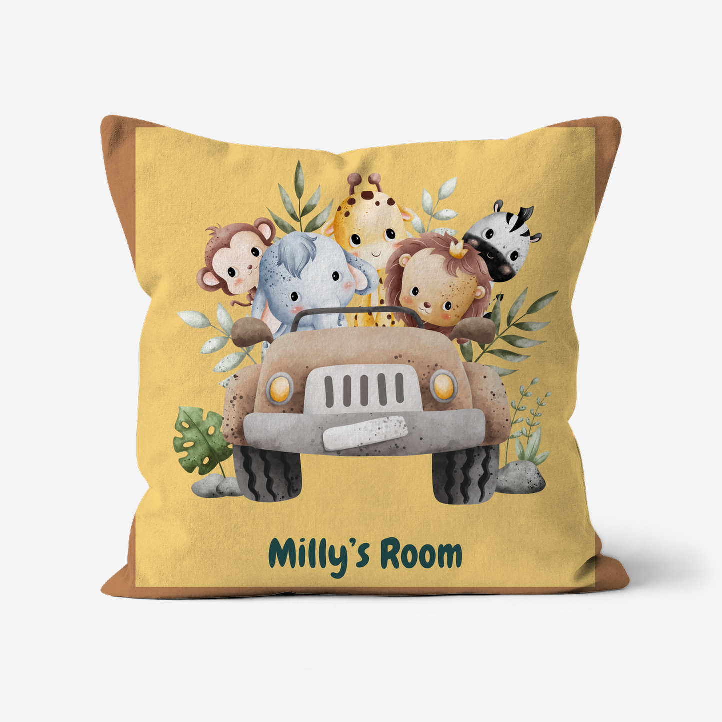 Children’s cushions personalised cushions in faux suede