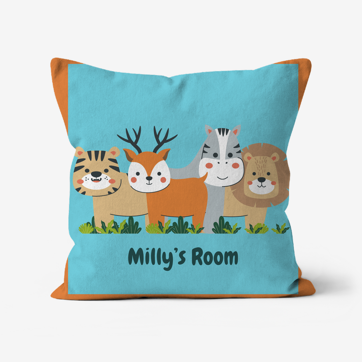 Children’s personalised cushions in faux suede