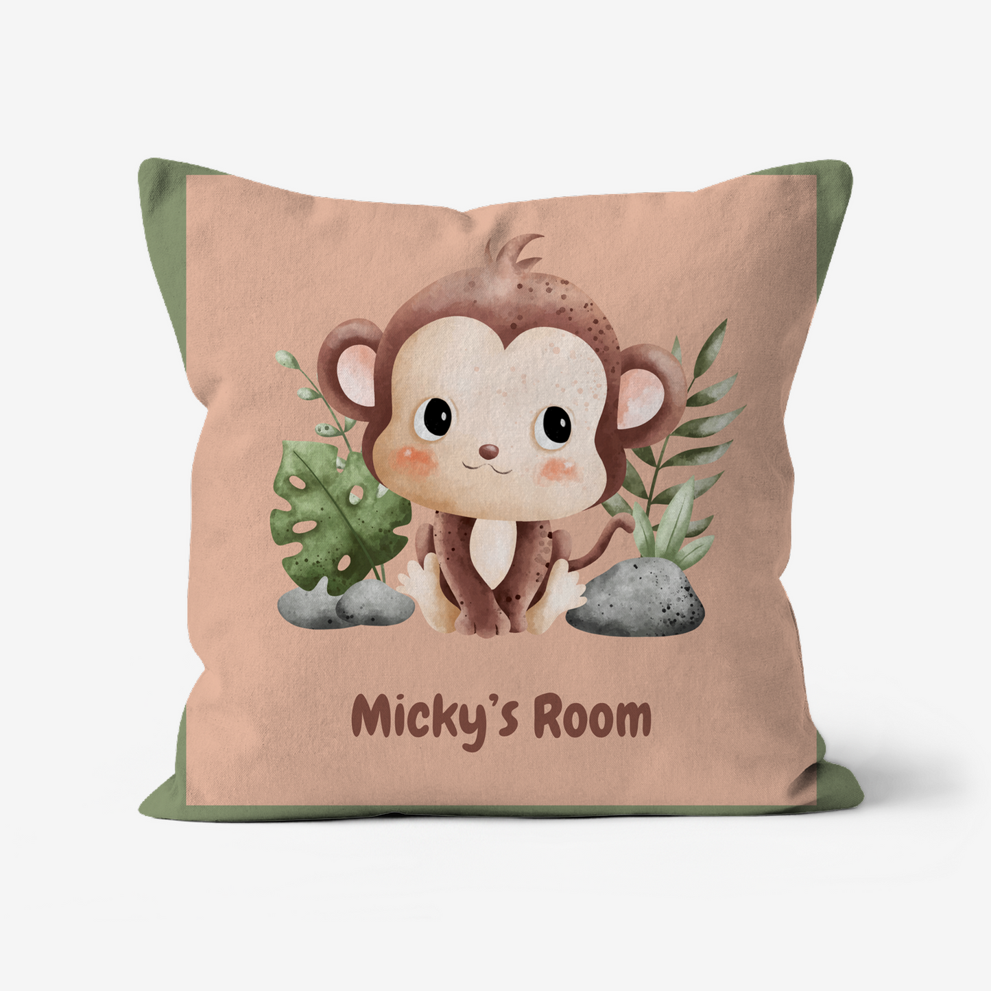 Children’s personalised cushions in faux suede