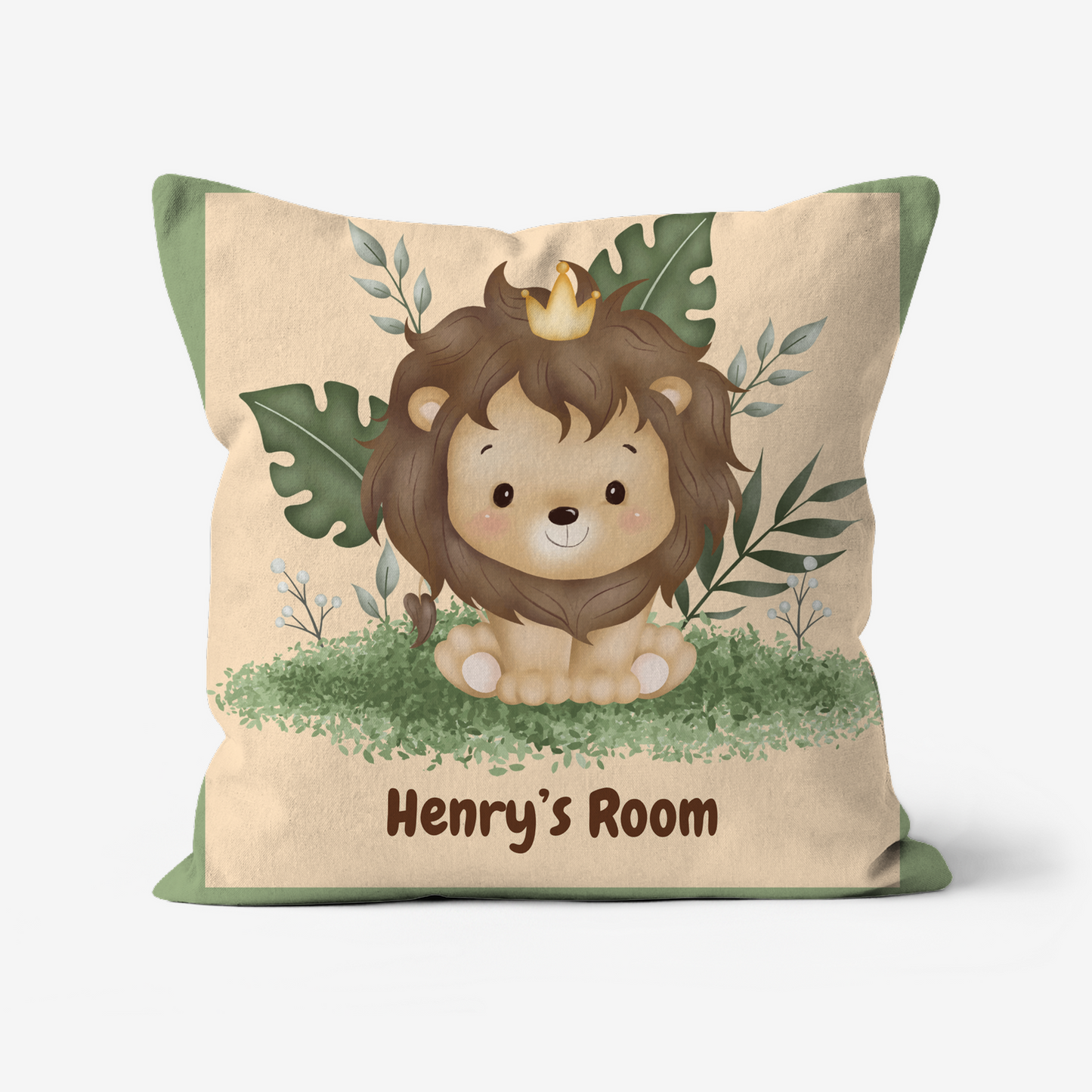 Children’s personalised cushions in faux suede