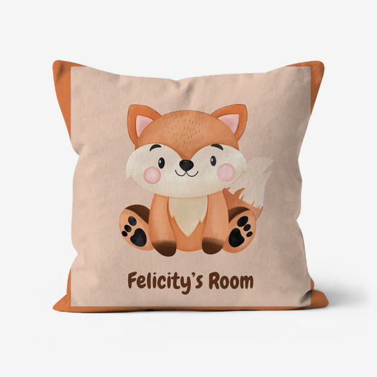 Children’s personalised cushions in faux suede