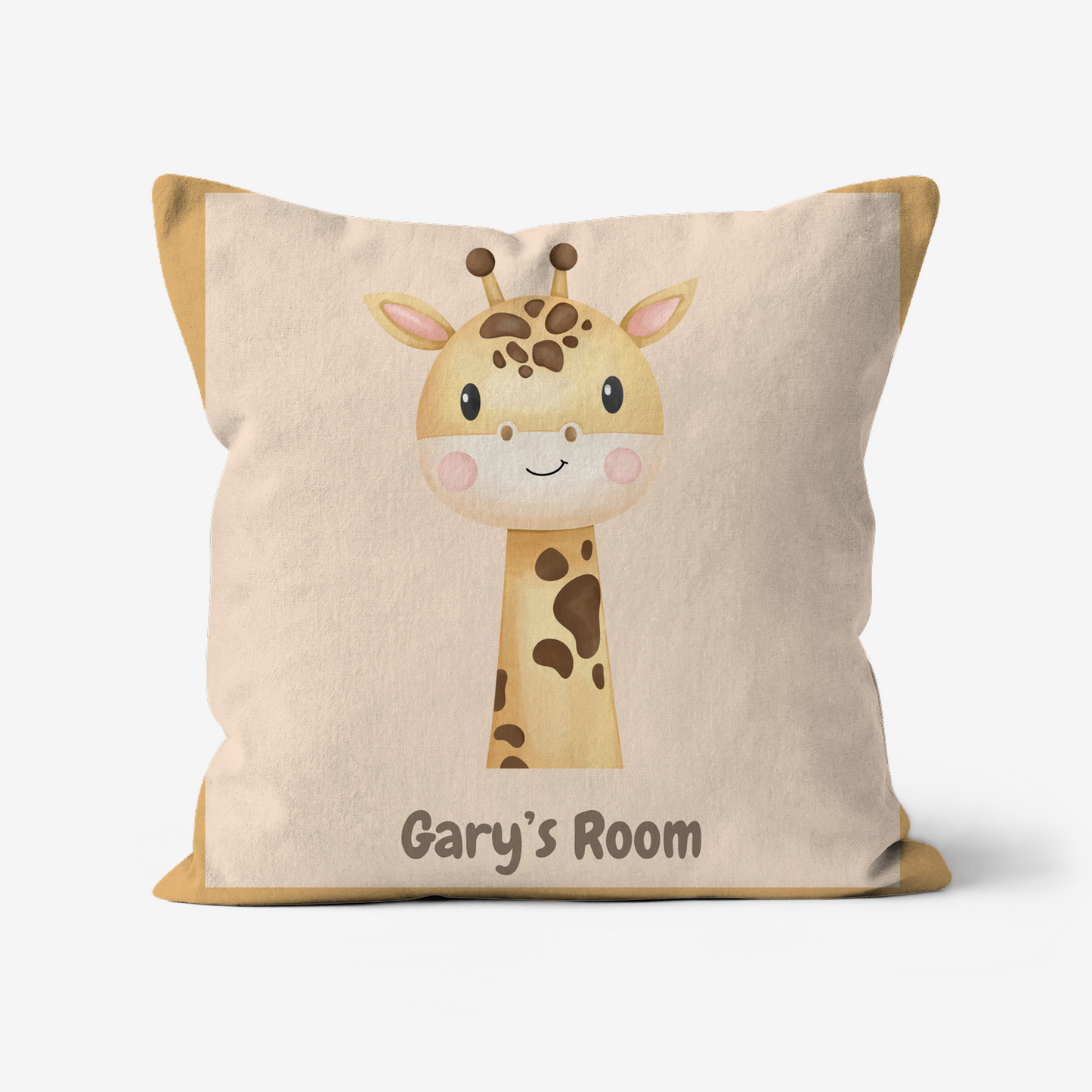 Children’s personalised cushions in faux suede