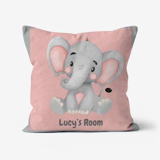 Children’s personalised cushions in faux suede