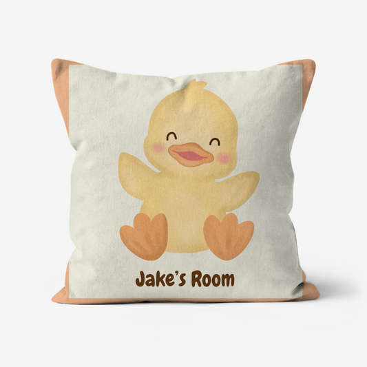 Children’s personalised cushions in faux suede